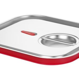 Hendi - Pokrywka do pojemników GN z uszczelką silikonową, HENDI, Kitchen Line, GN 2/3, 354x325mm Wariant podstawowy