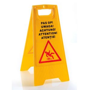 Hendi - Potykacz informacyjny "Śliska podłoga" Wariant podstawowy