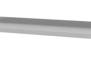 Hendi - Półka wisząca na konsolach, z dwiema konsolami, o wym. 1200x300x250 mm Wariant podstawowy