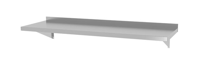 Hendi - Półka wisząca na konsolach, z dwiema konsolami, o wym. 1400x300x250 mm Wariant podstawowy