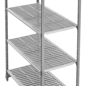 Hendi - Regał magazynowy CAMBRO Camshelving® basics plus z kompozytu z 4 wentylowanymi półkami 915x460x(H)1830