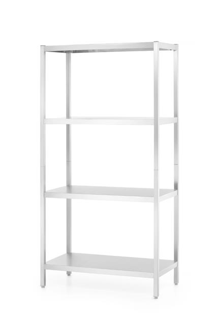 Hendi - Regał skręcany 5-półkowy, pakowany w karton, nogi składane, HENDI, 900x450x(H)1800mm Wariant podstawowy