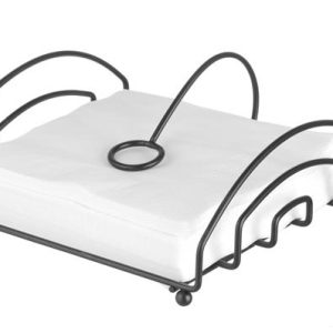 Hendi - Serwetnik czarny, 155x160 mm Wariant podstawowy