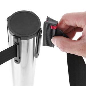 Hendi - Słupek odgradzający z taśmą Wariant podstawowy