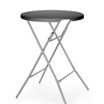 Hendi - Stolik koktajlowy, AmerBox, czarny, ?800x(H)1100mm, Okrągły Wariant podstawowy