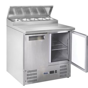 Hendi - Stoły chłodnicze sałatkowe z nadstawą 2-DRZWIOWY