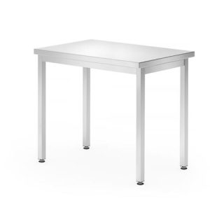 Hendi - Stół centralny bez półki Budget Line – skręcany 1000x600x(H)850