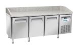 Hendi - Stół chłodniczy do pizzy 3-drzwiowy, Arktic, 600x400, 186L, 220-240V/450W Wariant podstawowy