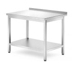 Hendi - Stół przyścienny z półką - skręcany, głębokość 700 mm, HENDI, Kitchen Line, 1000x700x850 mm, 1000x700x(H)850mm Wariant podstawowy