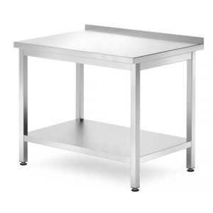 Hendi - Stół przyścienny z półką - skręcany, głębokość 700 mm, HENDI, Kitchen Line, 1000x700x850 mm, 1000x700x(H)850mm Wariant podstawowy