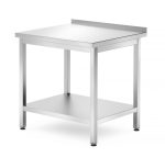 Hendi - Stół przyścienny z półką - skręcany, głębokość 700 mm, HENDI, Kitchen Line, 800x700x850 mm, 800x700x(H)850mm Wariant podstawowy