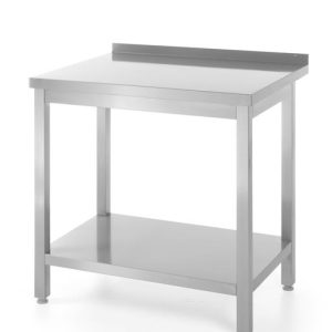 Hendi - Stół roboczy przyścienny z półką - skręcany 1000 x 600