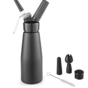 Hendi - Syfon do bitej śmietany, HENDI, Kitchen Line, 0,5L, czarny, ⌀80x(H)260mm Wariant podstawowy