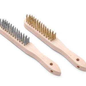 Hendi - Szczotka do grilla - zestaw ze stalowym i mosiężnym włosiem Wariant podstawowy