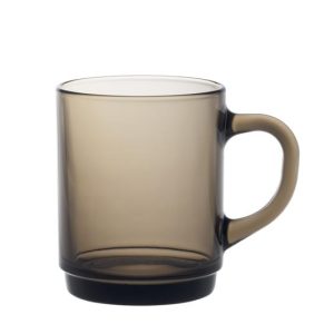 Hendi - Szklanka z uchem VERSAILLES SEPIA, 0,26L, brązowy, 6 szt., o72x(H)89mm Wariant podstawowy