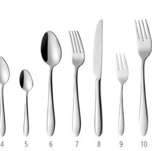 Hendi - Sztućce "JAZZ" nóż do ryb - zestaw 6 szt.