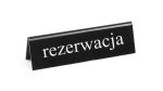Hendi - Tabliczka informacyjna "Rezerwacja" RU