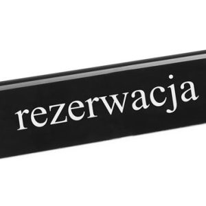 Hendi - Tabliczka informacyjna "Rezerwacja" EN