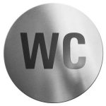 Hendi - Tabliczka informacyjna samoprzylepna - WC Wariant podstawowy