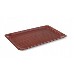 Hendi - Taca antypoślizgowa drewniana - prostokątna, 360x460 mm 360x460