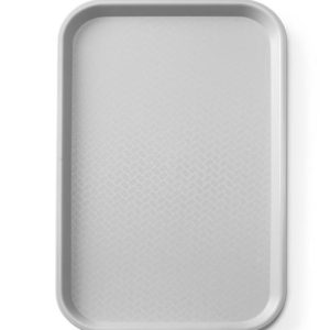 Hendi - Taca fast food z polipropylenu GN 1/1, AmerBox, GN 1/1, jasnoszary, 530x325x(H)20mm, Prostokątny Wariant podstawowy