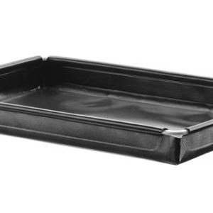 Hendi - Tacka do pieców konwekcyjno-mikrofalowych, nieprzywierająca, wzmocniona, HENDI, czarny, 290x190x(H)30mm Wariant podstawowy