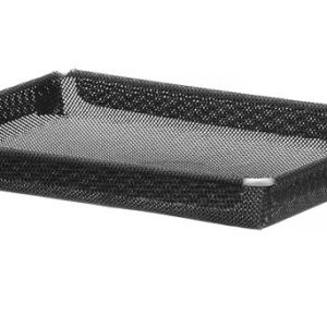 Hendi - Tacka do pieców konwekcyjno-mikrofalowych, nieprzywierająca, wzmocniona, HENDI, czarny, 290x190x(H)30mm Wariant podstawowy