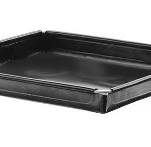 Hendi - Tacka do pieców konwekcyjno-mikrofalowych, nieprzywierająca, wzmocniona, HENDI, czarny, 290x290x(H)20mm Wariant podstawowy