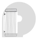 Hendi - Tarcza do frytek 10