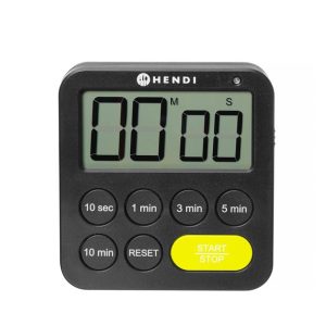 Hendi - Timer jednozakresowy, HENDI, czarny, 82x20x(H)88mm Wariant podstawowy
