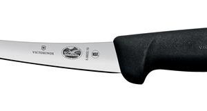 Hendi - Victorinox Fibrox Nóż do trybowania 15 cm, czarny Wariant podstawowy