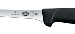 Hendi - Victorinox Fibrox Nóż do trybowania z zagiętym ostrzem 15 cm, czarny Wariant podstawowy