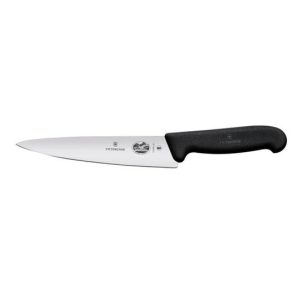 Hendi - Victorinox Fibrox Nóż kuchenny, szerokie ostrze, 19 cm, czarny Wariant podstawowy