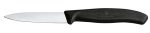Hendi - Victorinox Swiss Classic Nóż do jarzyn, gładki, 8 cm, czarny Wariant podstawowy