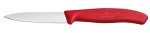 Hendi - Victorinox Swiss Classic Nóż do jarzyn, gładki, 8 cm, czerwony Wariant podstawowy