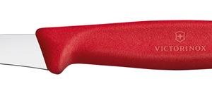 Hendi - Victorinox Swiss Classic Nóż do jarzyn, zagięty, 60mm, czerwony Wariant podstawowy