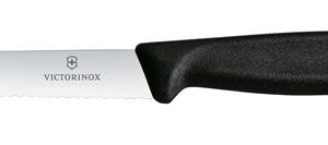 Hendi - Victorinox Swiss Classic Nóż do jarzyn, ząbkowany, 100mm, czarny Wariant podstawowy