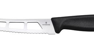 Hendi - Victorinox Swiss Classic Nóż do masła i sera 13 cm, czarny Wariant podstawowy