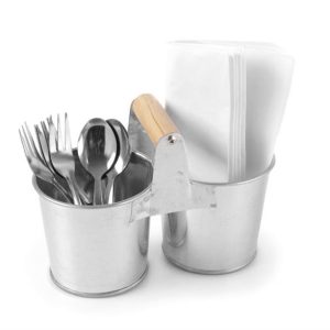 Hendi - Wiaderko podwójne z uchwytem 250x125x(H)155 mm