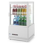 Hendi - Witryna chłodnicza nastawna, 58 l, Arktic, biały, 230V/170W, 444x397x(H)795mm