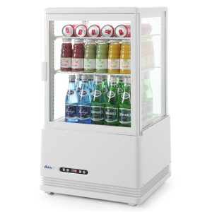 Hendi - Witryna chłodnicza nastawna, 58 l, Arktic, biały, 230V/170W, 444x397x(H)795mm