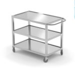 Hendi - Wózek 3-półkowy spawany 800x500x850 mm Wariant podstawowy