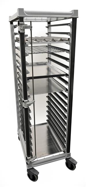 Hendi - Wózek Camshelving do transportu pojemników, 18 × 600×400, Cambro, 516x783x(H)171mm Wariant podstawowy