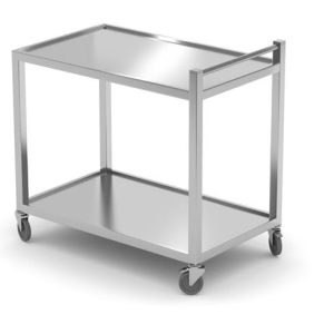 Hendi - Wózek kelnerski 2-półkowy – spawany, HENDI, Profi Line, 800x500x(H)950mm Wariant podstawowy