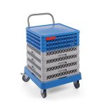 Hendi - Wózek z uchwytem, na kosze 500x500 mm do zmywarek Wariant podstawowy