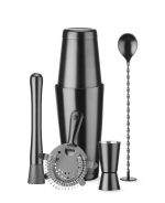 Hendi - Zestaw barmański w tubie, BarUp, czarny, ?120x(H)320mm, Okrągły Wariant podstawowy