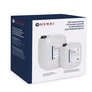 Hendi - Zestaw do mycia i płukania naczyń w zmywarkach gastronomicznych Wariant podstawowy