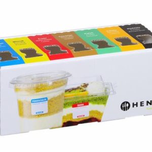 Hendi - Zestaw etykiet wielorazowych Food Safety na każdy dzień tygodnia z podajnikiem, HENDI, 240x80x(H)100mm Wariant podstawowy