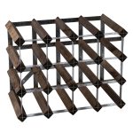 Tomgast - Regał na butelki do wina mały, na 16 butelek