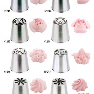 Tomgast - Końcówka Dekoracja - kwiat, wzór nr 246